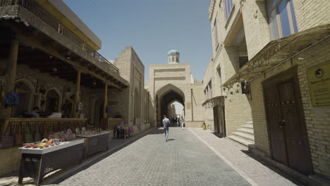 Toki-Sarrofon-Trading-Dome---Famous-Bukhara-Retail-Area-With-Bazaars-And-Shops-In-Uzbekistan