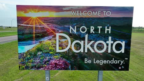Bienvenido-A-Dakota-Del-Norte,-Sé-Legendario.