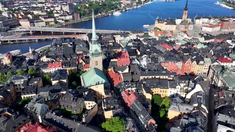 Altstadt-Am-Fluss-In-Stockholm