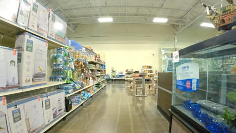 POV---Walking-through-a-store-that-sells-pet-products