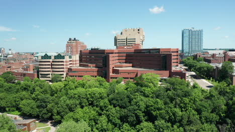 Aerial-View,-M-Health-Fairview-University-of-Minnesota-Medical-Center---East-Bank