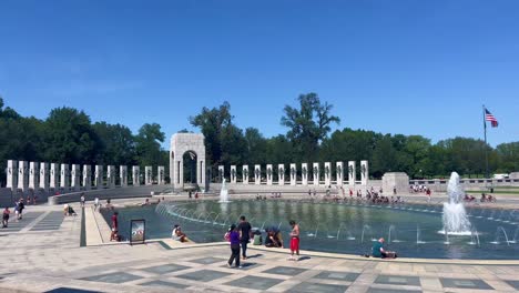 Monumento-A-Washington-Temprano-En-La-Mañana,-Ubicado-En-Washington-DC,-Estados-Unidos