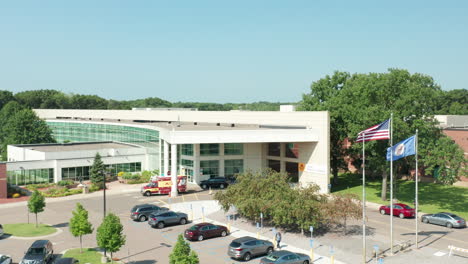 Aerial-View,-M-Health-Fairview-Clinic---North-Branch