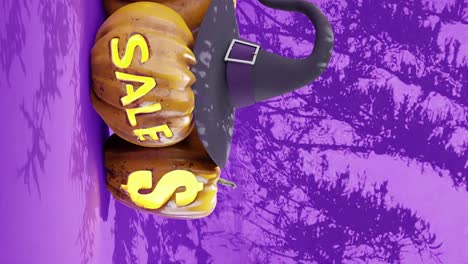 Vibrant-Halloween-animation-Pumpkins-Discount-Sales-Vertical