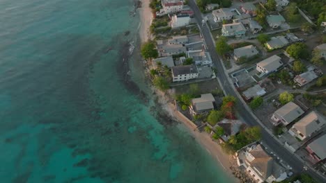 Beautiful-beachside-residential-area-at-Prospect-Beach,-Barbados