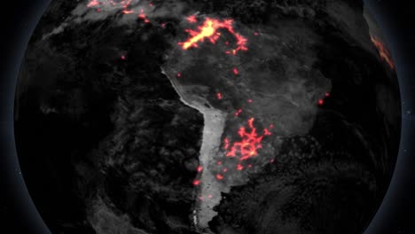 Datos-Anuales-De-Incendios-Forestales-Animados-En-El-Mapa-De-América-Del-Sur---Animación-Cgi