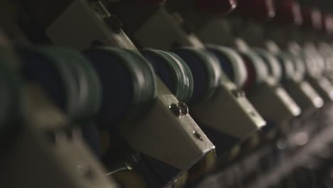 Textile-Machine-Spinning-Cotton,Close-Up,-Pakistan