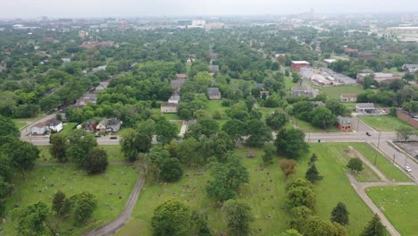 Aerial-View-of-Detroit-Michigan-Suburbs