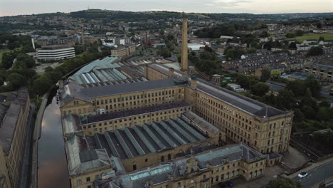 Establishing-Drone-Shot-Rotating-Around-Salts-Mill