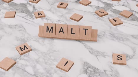 Malt-word-on-scrabble