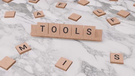 Tools-word-on-scrabble