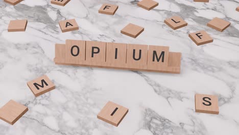 Opium-word-on-scrabble