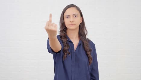 Middle-finger-shown-by-Indian-girl