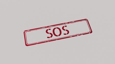 SOS-Stempel