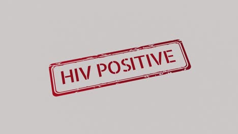 HIV-positiver-Stempel