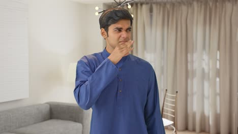 Indian-man-disgusted-by-bad-smell