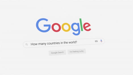 How-many-countries-in-the-world?-Google-search