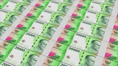 20000-Indonesische-Rupiah-Banknoten-Werden-Von-Einer-Geldpresse-Gedruckt