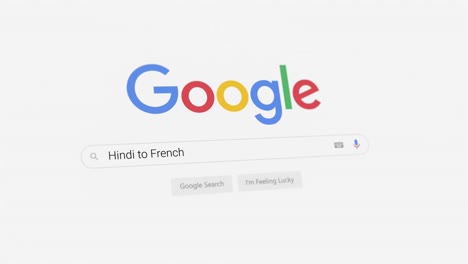Hindi-to-French-Google-search