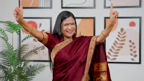 Dancing-Indian-woman