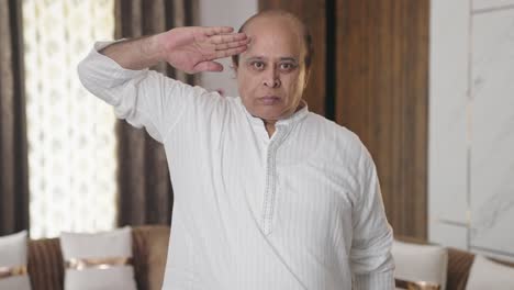 Proud-Indian-old-man-saluting