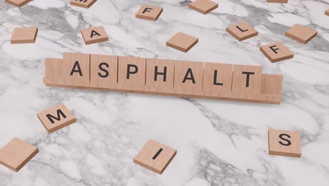 Asphaltwort-Auf-Scrabble