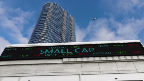 SMALL-CAP-Stock-Market-Board