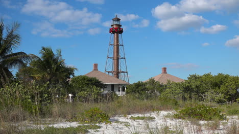 Der-Sanibel-Leuchtturm-Auf-Sanibel-Island-Florida