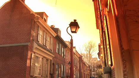 A-Philadelphia-neighborhood-with-old-fashioned-street-lamp-1