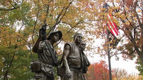 Das-Denkmal-Des-Vietnam-Veteranen-In-Washington,-D.C.-1