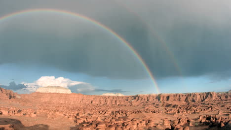 A-rainbow-arches-over-Goblin-Valley-State-Park