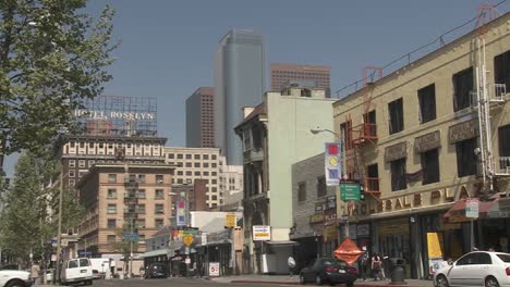 A-View-Of-Downtown-Los-Angeles-California-From-The-Fashion-District