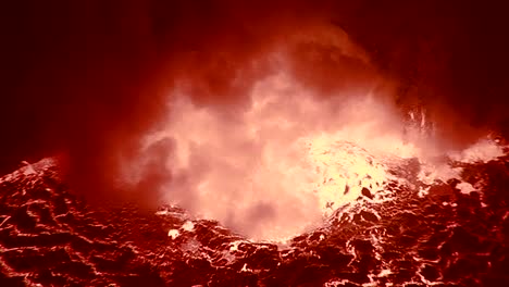 El-Espectacular-Volcán-Nyiragongo-Entra-En-Erupción-Por-La-Noche-En-La-República-Democrática-Del-Congo-Sugiere-El-Fuego-Del-Infierno