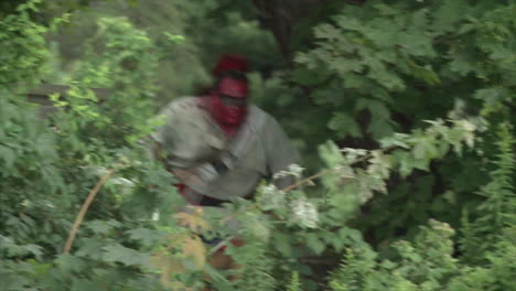 Men-come-out-of-the-woods-to-fight-a-battle-in-this-television-style-reenactment-of-the-War-of-1812-1