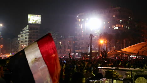 A-large-nighttime-rally-with-fireworks-in-Tahrir-Square-in-Cairo-Egypt