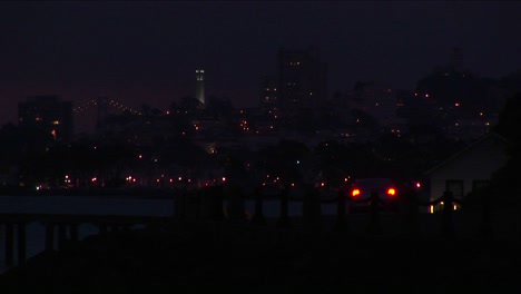 A-Look-At-San-Francisco'S-Nighttime-Skyline