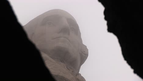 Un-Encuadre-Artístico-De-George-Washington-Por-La-Cámara-En-Mt-Rushmore