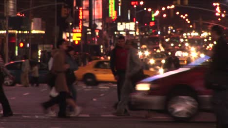 Traffic-And-Pedestrians-Each-Take-Their-Turn