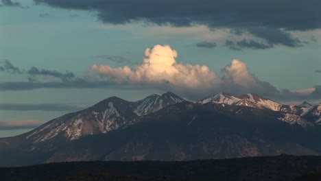 Longshot-Of-The-La-Sal-Mountains-From-Arches-National-Park-Utah