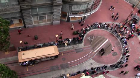 Timelapse-over-a-cable-car-station-in-San-Francisco