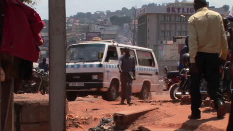 Zoomout-shot-of-a-crowded-street-in-Kampala-Uganda