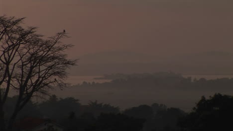 Mediumshot-of-the-dusk-low-over-Lake-Victoria-Uganda