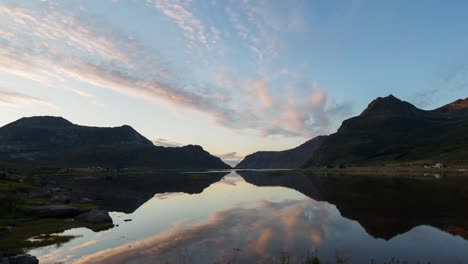 Norway-Sunset-Reflection-4K-01