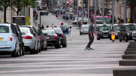 Skateboarding-in-the-Road