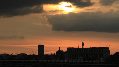 Skyline-de-Londres-al-atardecer