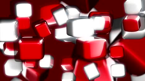 Fondo-Animado-3D-de-bloques-rojos-y-blancos