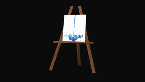 Easel-With-Falling-Liquid