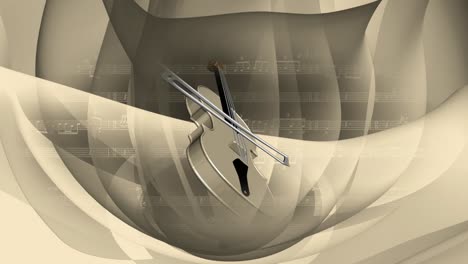 Abstract-Rotating-Violin-