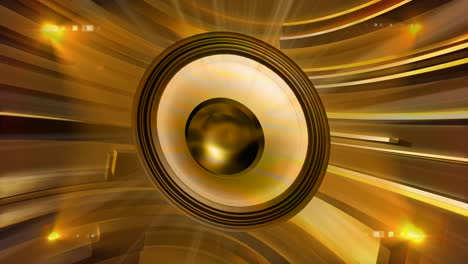 Goldener-Subwoofer-Hintergrund