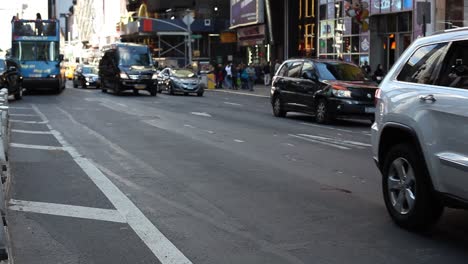 Times-Square-Traffic,-NYC